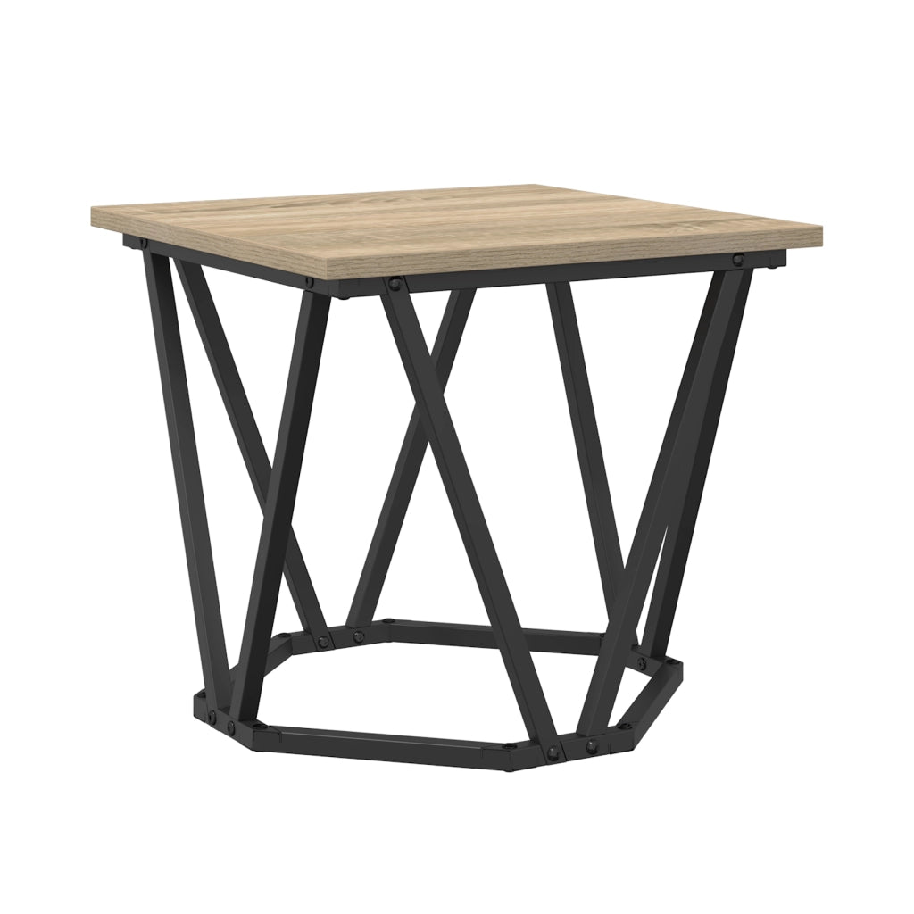Tavolini 2 pz in legno ingegnerizzato rovere Sonoma