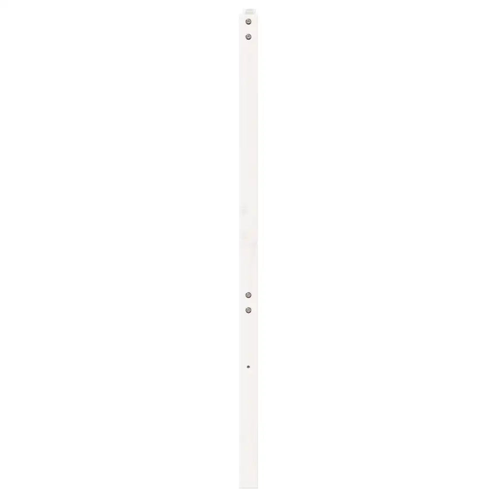 Testiera per Letto Bianca 156x4x100 cm Legno Massello di Pino 817846