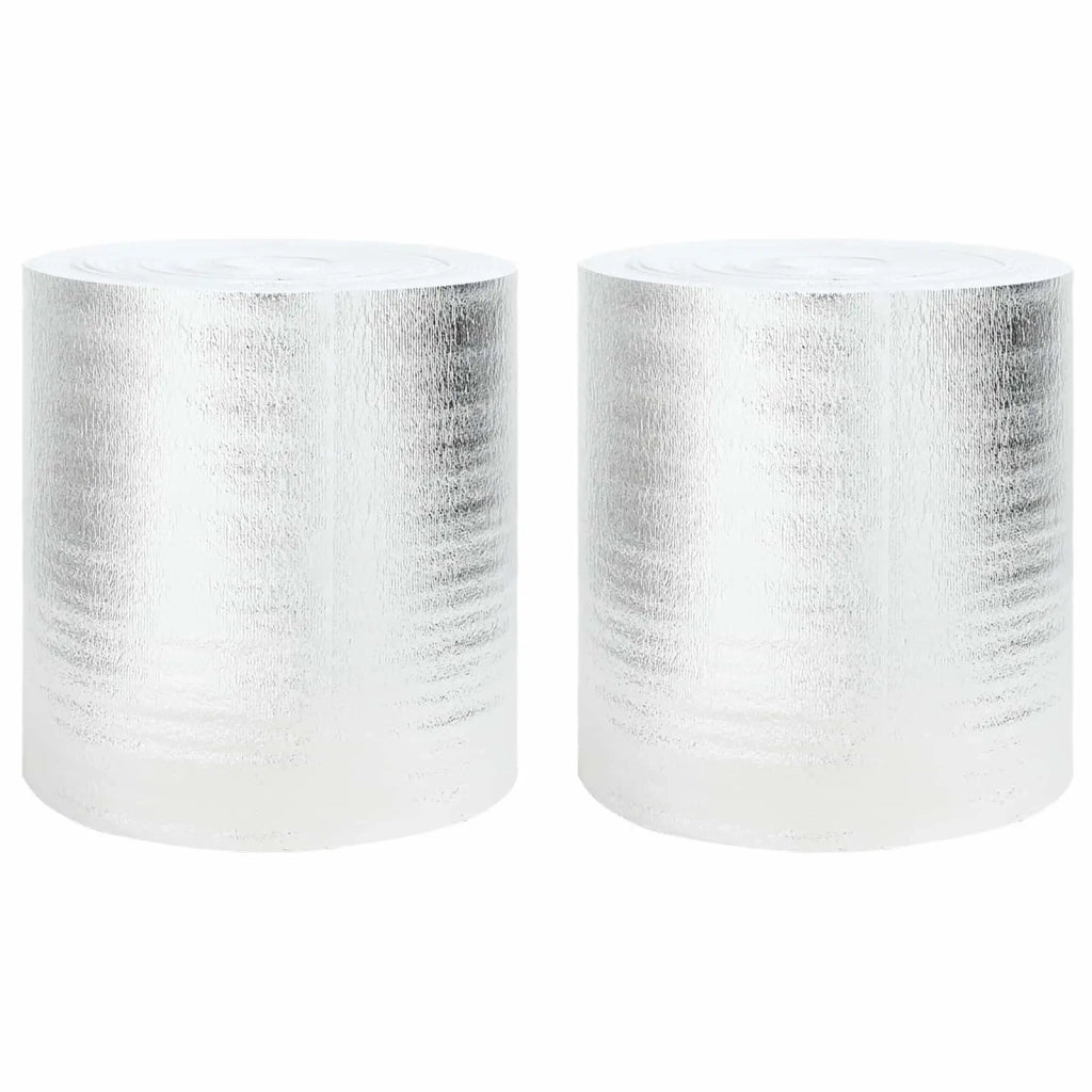 Riflettore di calore per termosifoni 2 pz Argento 25 x 0,5 m CFW4297719