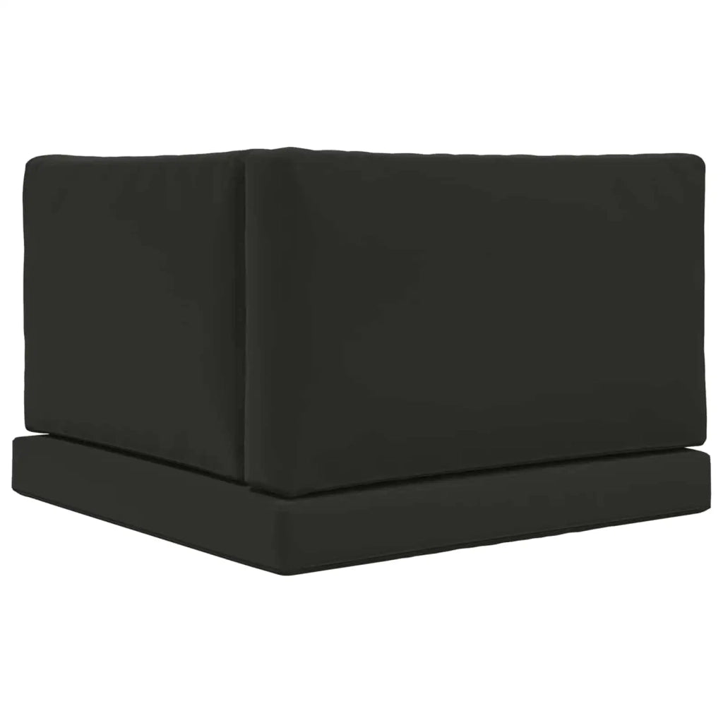 Cuscino per divano da esterno 3 pcs Nero Poliestere 900870