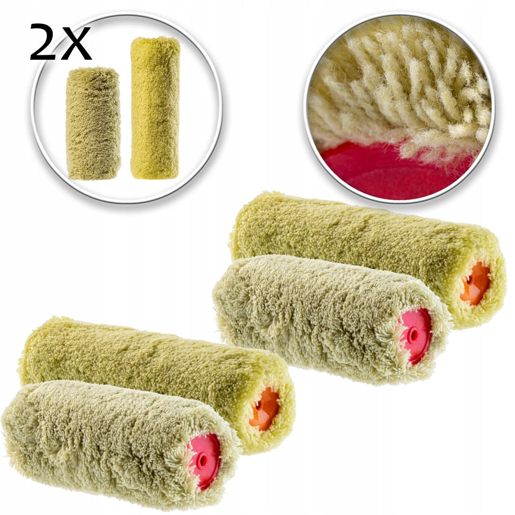 Set di 4 rulli di ricambio per pittura KADAX da 25/20 cm