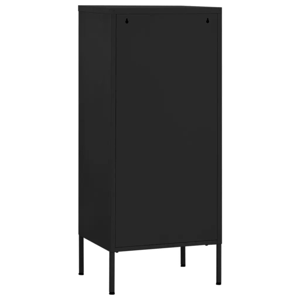 Armadietto Nero 42,5x35x101,5 cm in Acciaio cod mxl 40890