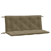 Cuscini Panca Giardino 2 pz | Cuscini per sedie Tortora M¨¦lange 120x50x7 cm Tessuto
