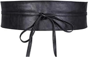 Cintura per Donne - Cintura in PU Pelle - Larghezza 4 cm - Accessorio per Abito - Comodo - Adatto per Feste - Accessorio per Abito