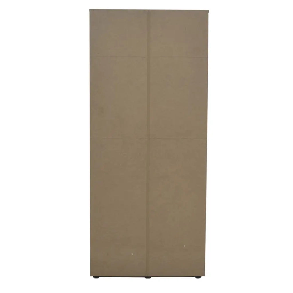 Armadio 2 porte con specchio TOM - Dimensioni H185 x L80 x P52 cm - Colore bianco - Stile design