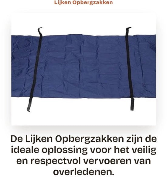Borse per la Gestione dei Resti - Resistenti - Impronte Resistenti - Dimensioni 210 x 75 cm - Per la Gestione dei Resti - Borsa per la Gestione dei Resti - Adatta per Uso Professionale