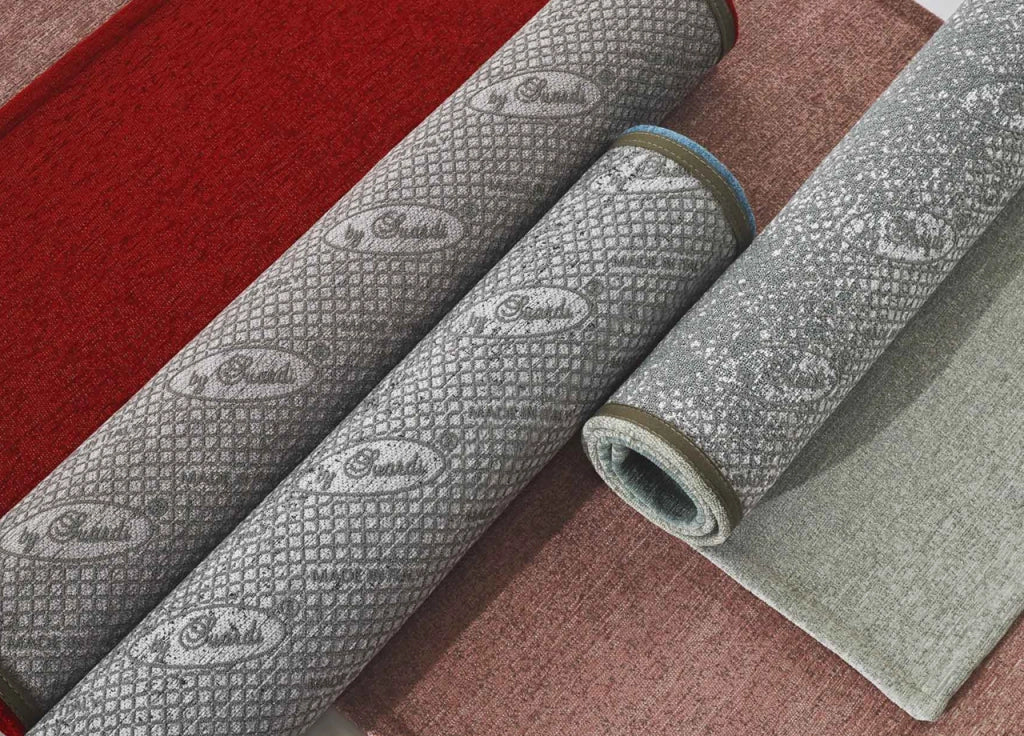 Tappeto Velour Antiscivolo Da Camera E Salotto Disegno Giove Argento By Suardi - 85x150 cm - Argento