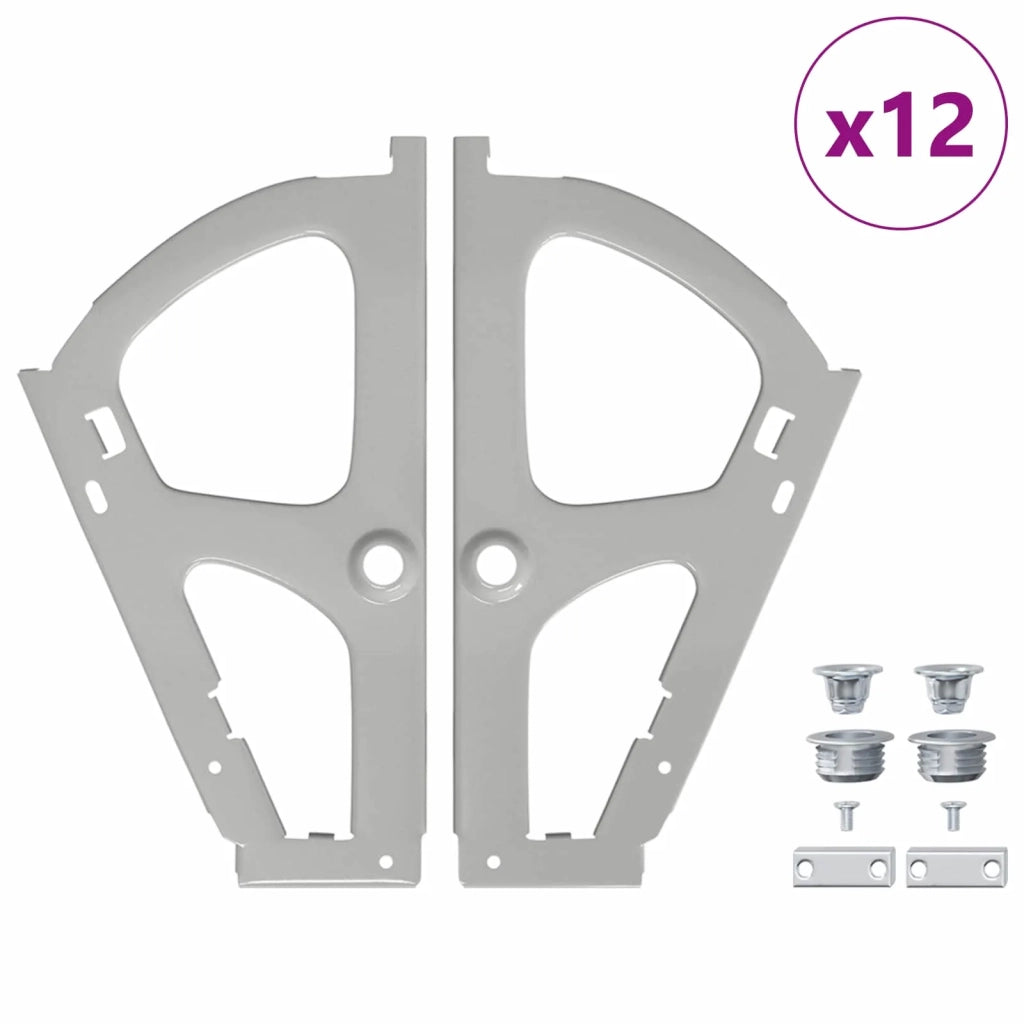 Cerniera per cassetto Flip 12 pcs Argento 235 x 155 x 30 mm 865017