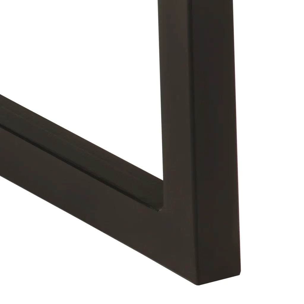 Panca con Bordi Vivi 105 cm in Legno Massello di Mango CFW1623556