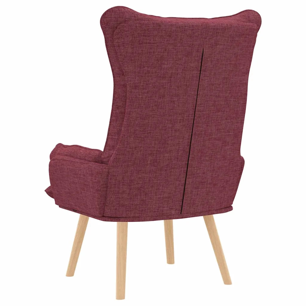 poltrona Rosso Vino 69 x 74 x 93 cm Tessuto e compensato 42001868