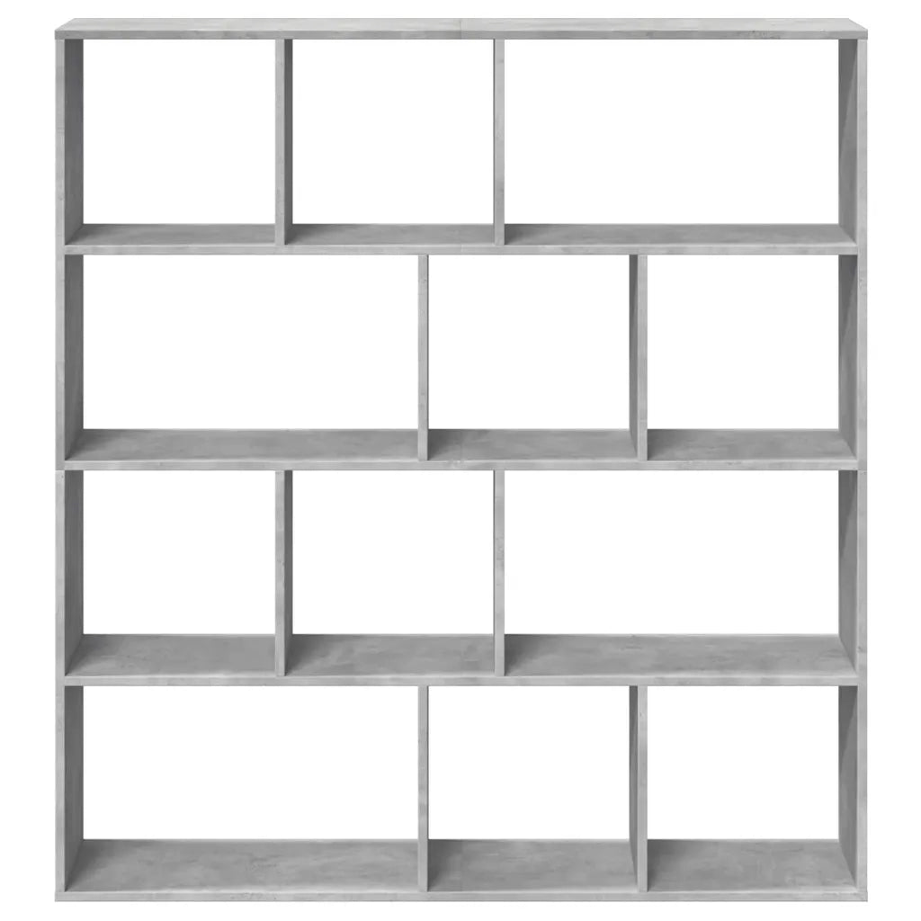 Libreria Grigio Cemento 132x29x141,5 cm in Legno Multistrato 3310310