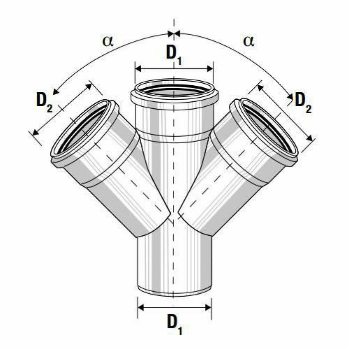 Braga doppia htda 45 d.110 40 40 b07wr149d8