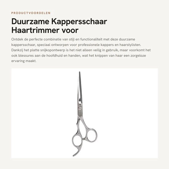Scaletta per capelli - Progettazione ergonomica - Testa di taglio piatta - Sicuro da utilizzare - Lame affilate - Incrementa l'efficienza di taglio - Scaletta per capelli