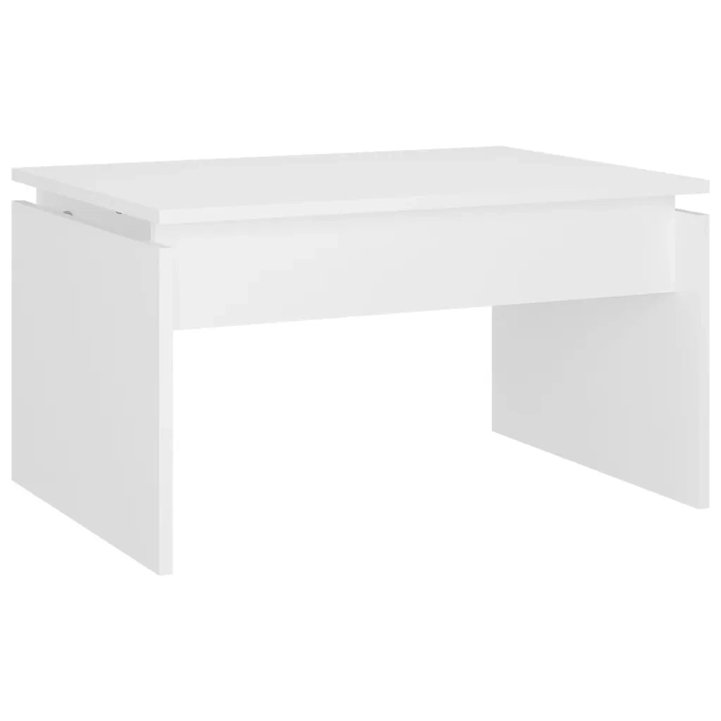 Tavolino da salotto | Tavolino da caff¨¨ | Tavolino da Soggiorno Bianco 68x50x38 cm Legno Multistrato