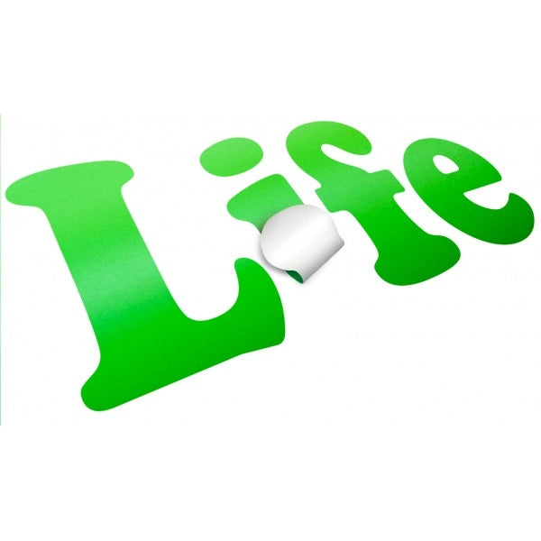 VERDE LIGHT - Pellicola polimerica adesiva da 122cm di base Misura: 122x100 cm