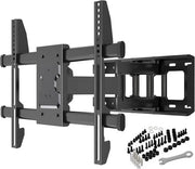 Sostegno per parete per scherm da 32 a 85 pollici, VESA 200x100 a 600x400 mm, girevole, inclinabile e estensibile per TV LED, OLED, piane e curve per montaggio a parete