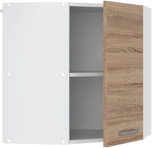 Mobile angolare da cucina R-Line, Sonoma, 57 cm, per la libera combinazione all'interno di sistemi cucina modulari