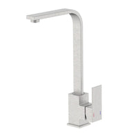 Miscelatore per lavello bocca alta girevole acciaio spazzolato con risparmio ac qua - serie Texas