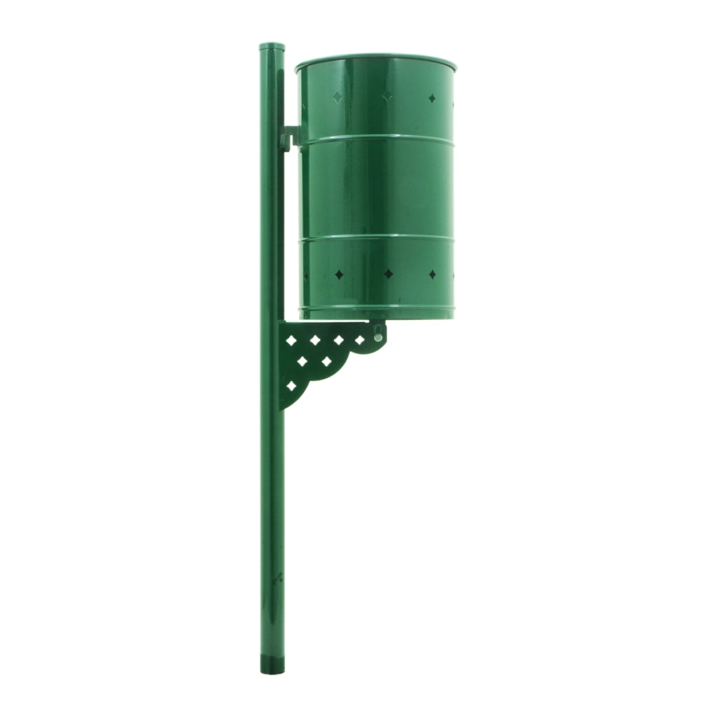 CESTINO ECO VETRO IN LAMIERA ZINCATA- DH- pezzi 1