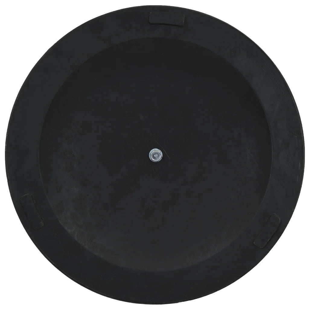 Base per Parasole-Base per ombrellone Rotonda in Poliresina 19 kg Bronzo