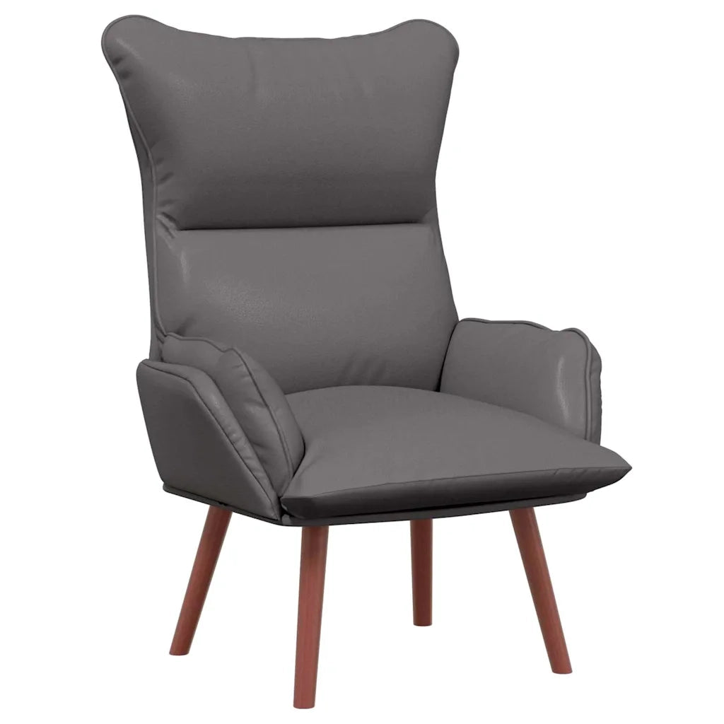 Poltrona-Divano Sedia Grigio 69 x 74 x 93 cm Pelle Artificiale 884998