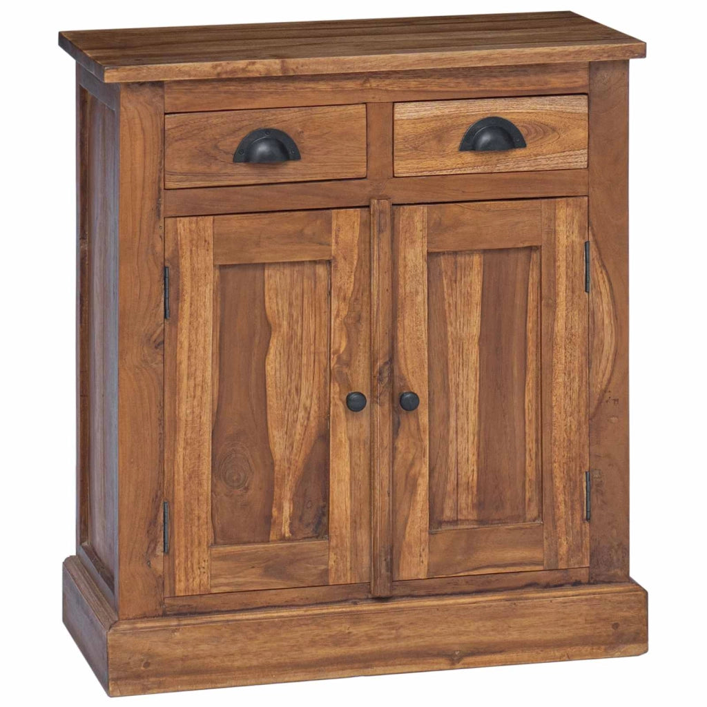 Mobile contenitore vintage con cassetti e ripiani 65 x 30 x 75 cm in legno di teak naturale 02_0059091