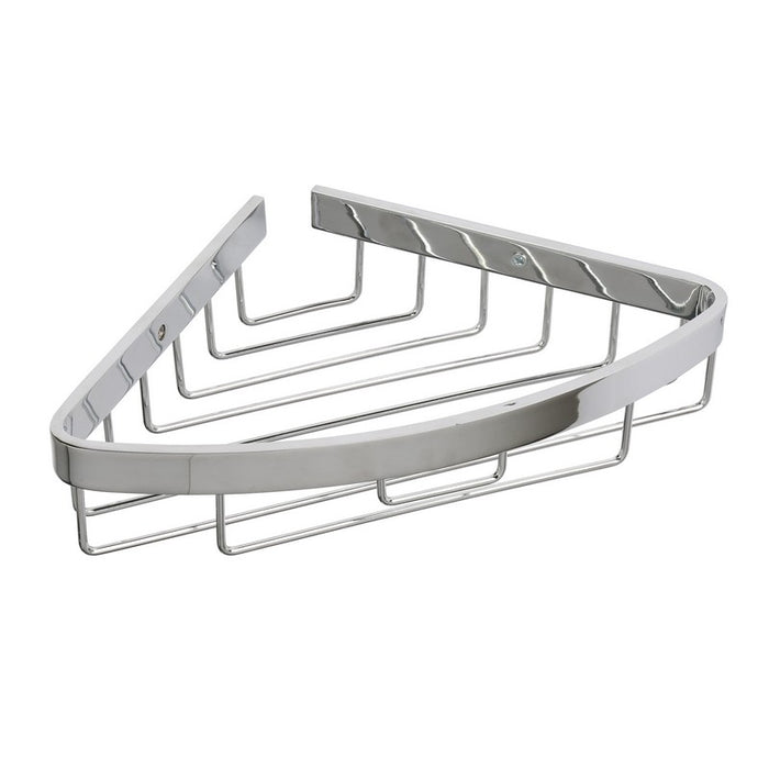 Mensola doccia ad angolo con un ripiano cromata - serie Trend