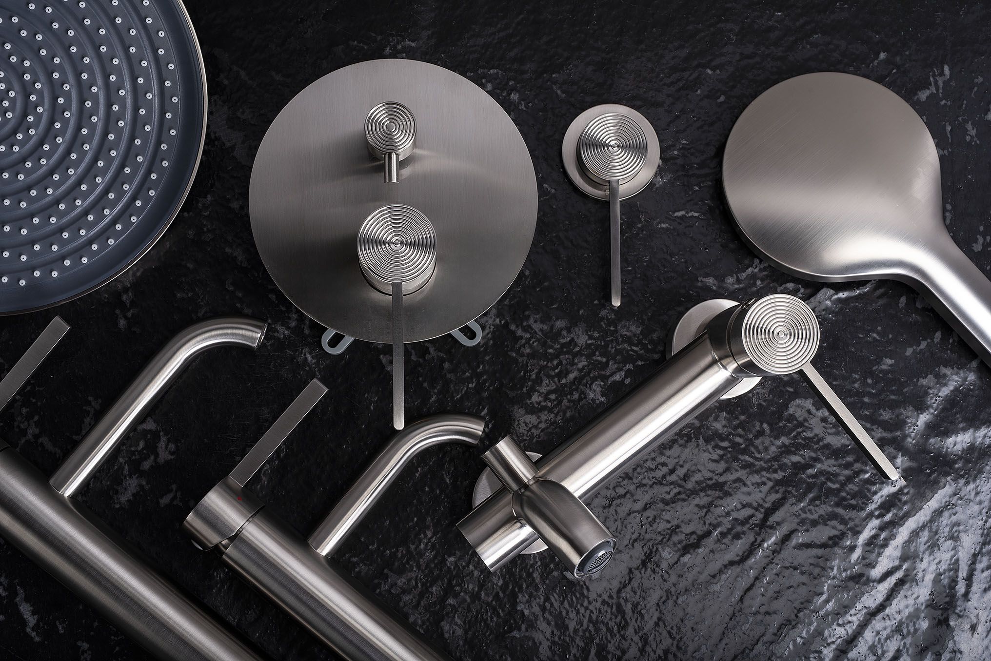 Rubinetto Da Vasca Rea Foster Nickel Brush