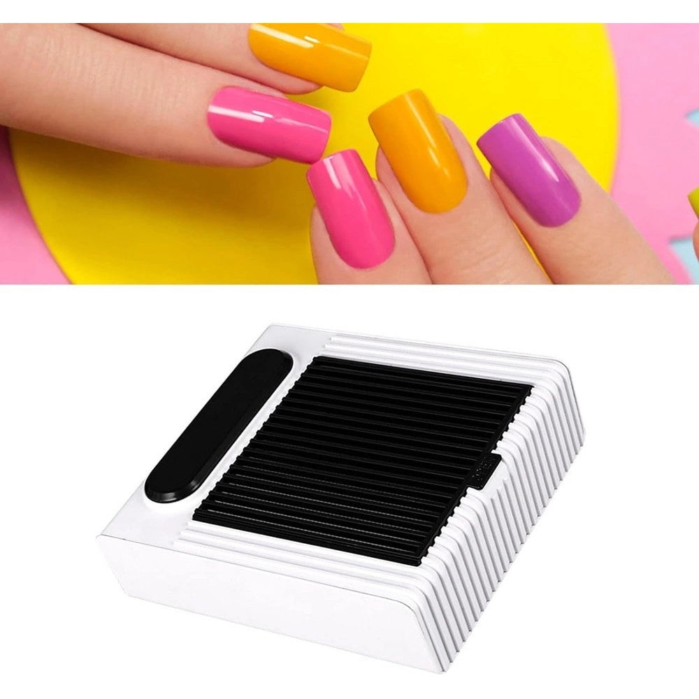 Trade Shop - Aspirapolvere Per Unghie Nail Art Velocità Regolabile 80w Strumento Per Manicure -