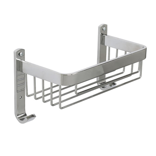 Mensola doccia frontale con un ripiano cromata - serie Trend