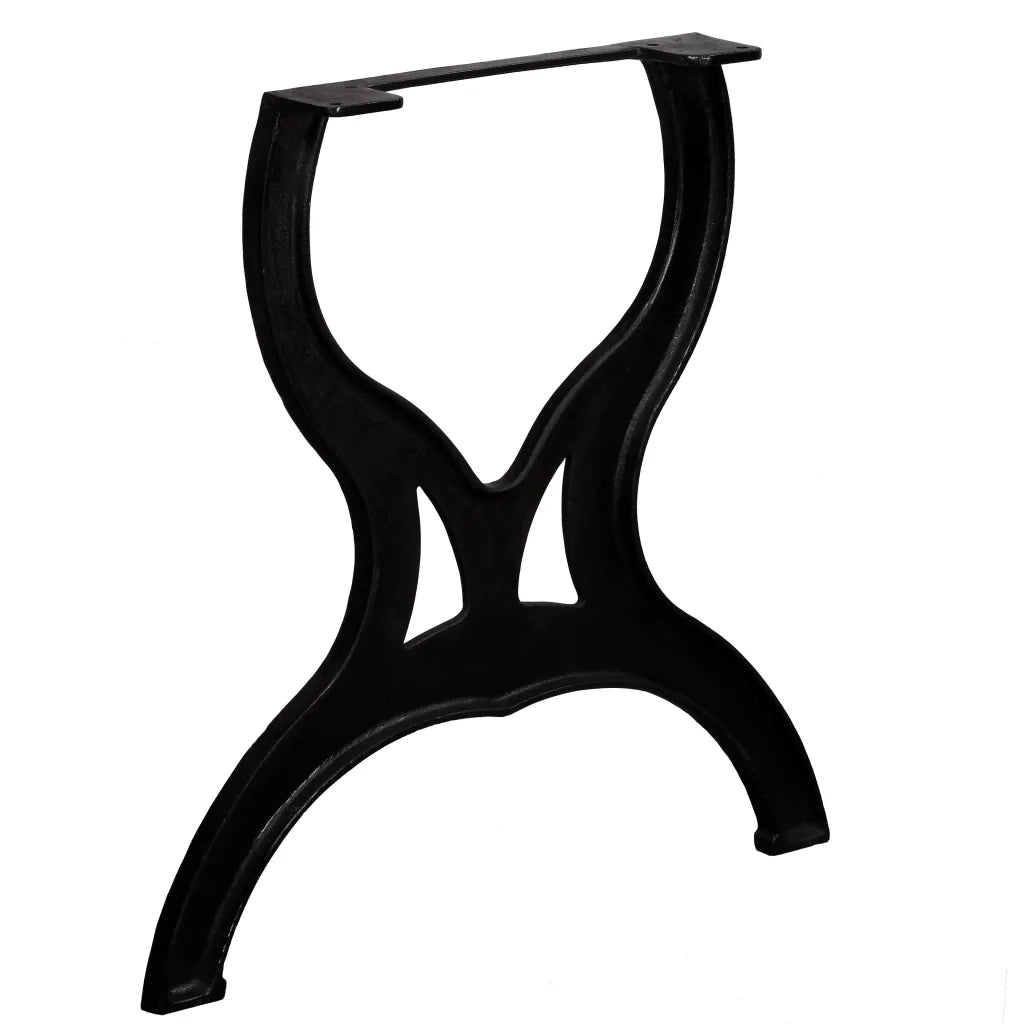 Gambe per Tavolo da Pranzo 2 pz a Forma di X in Ghisa