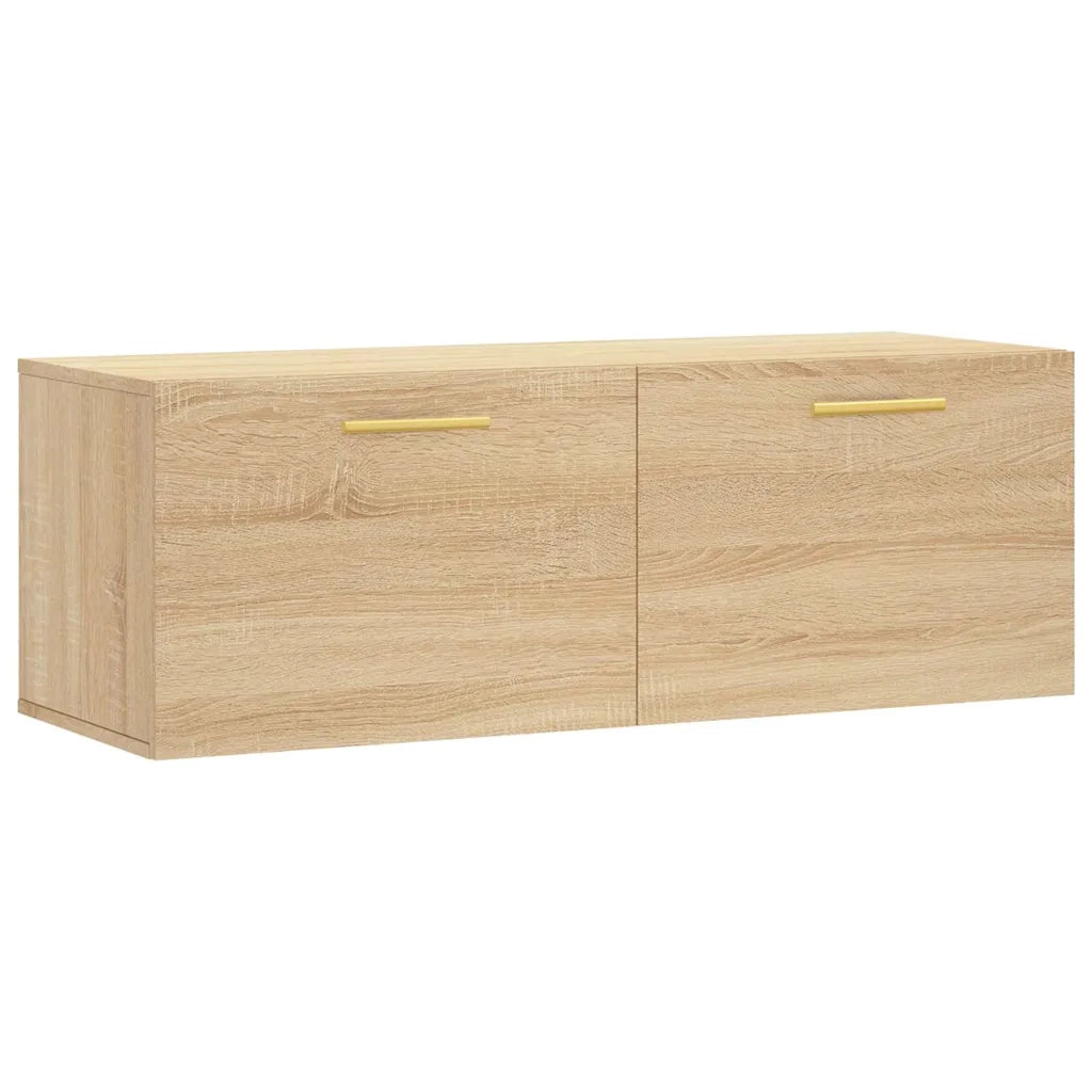 Mobile a Parete Rovere Sonoma 100x36,5x35 cm Legno Multistrato 830119