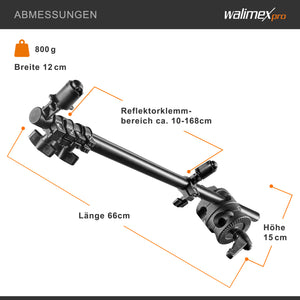 Walimex supporto per riflettore, 10-168cm