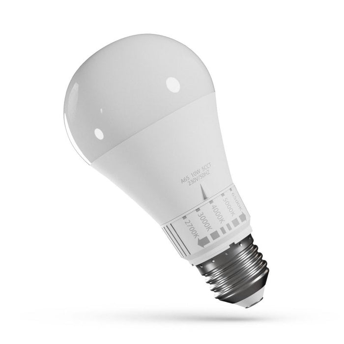 Lampadina Led 5 Tonalità Di Luce Gls E27 230v 10w 5cct