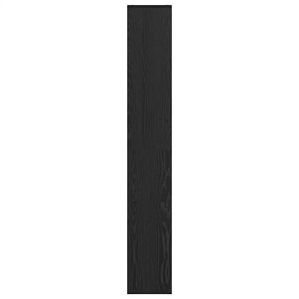 Armadio per Libri 8 livelli 67 x 25 x 162 cm Rovere Nero 869252