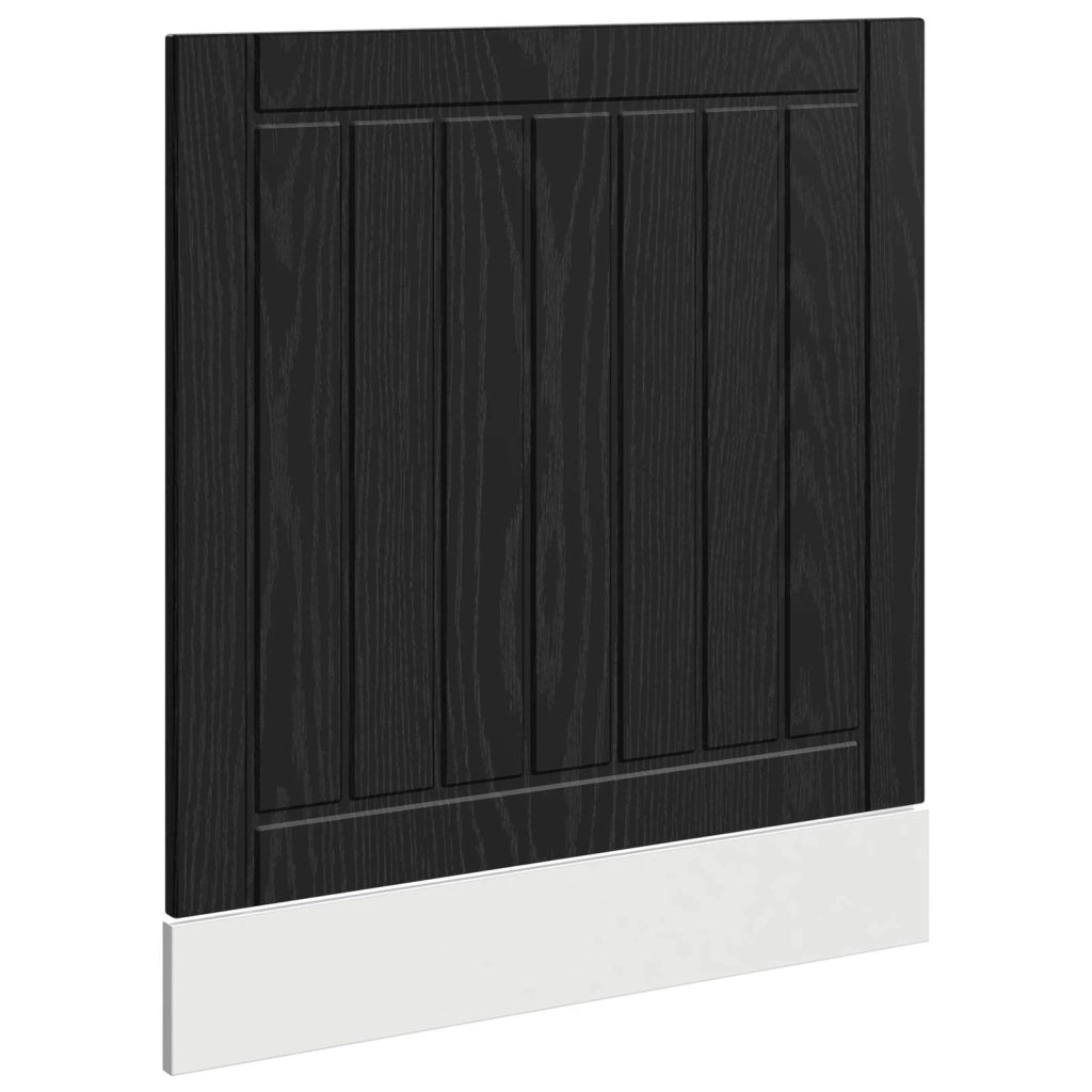 Pannello lavastoviglie LUCCA Rovere Nero 60 x 1,5 x 57 cm