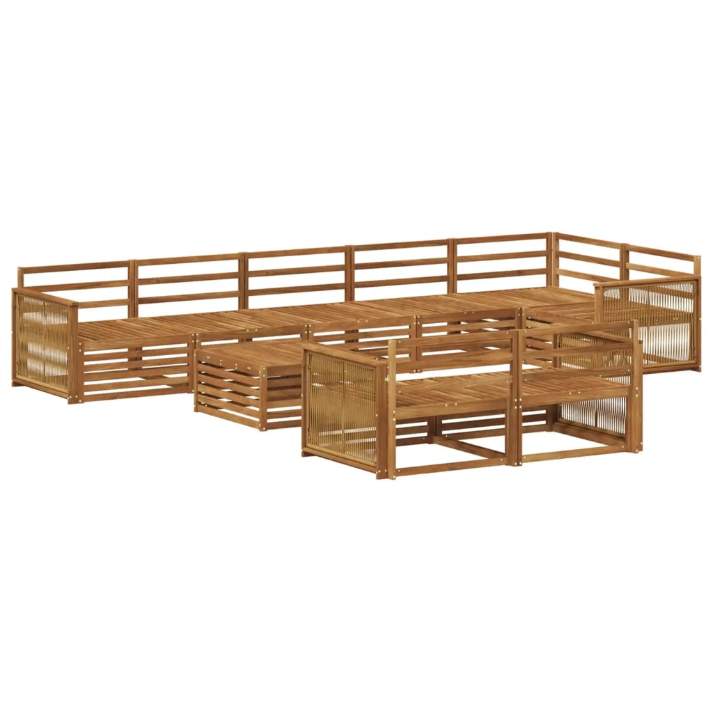 Set di divani da esterno 9 pz 3383537