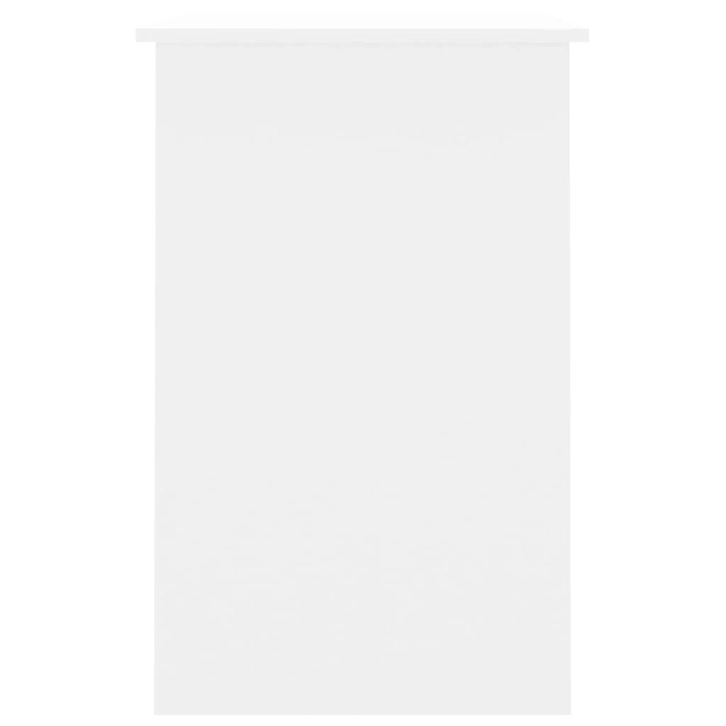 Scrivania tavolo postazione di lavoro mobile per computer studio 100 x 50 x 76 cm legno ingegnerizzato bianco 02_0023500