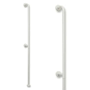 MANIGLIONE VERTICALE PER DISABILI PARETE-PAVIMENTO BIANCO - ALTEZZA 180CM   BLUTECH