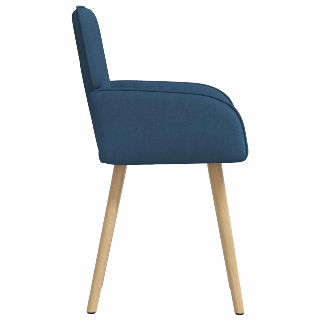 Sedie da pranzo 2 pcs Tessuto Blu 56,5 x 50 x 87,5 cm 42034292
