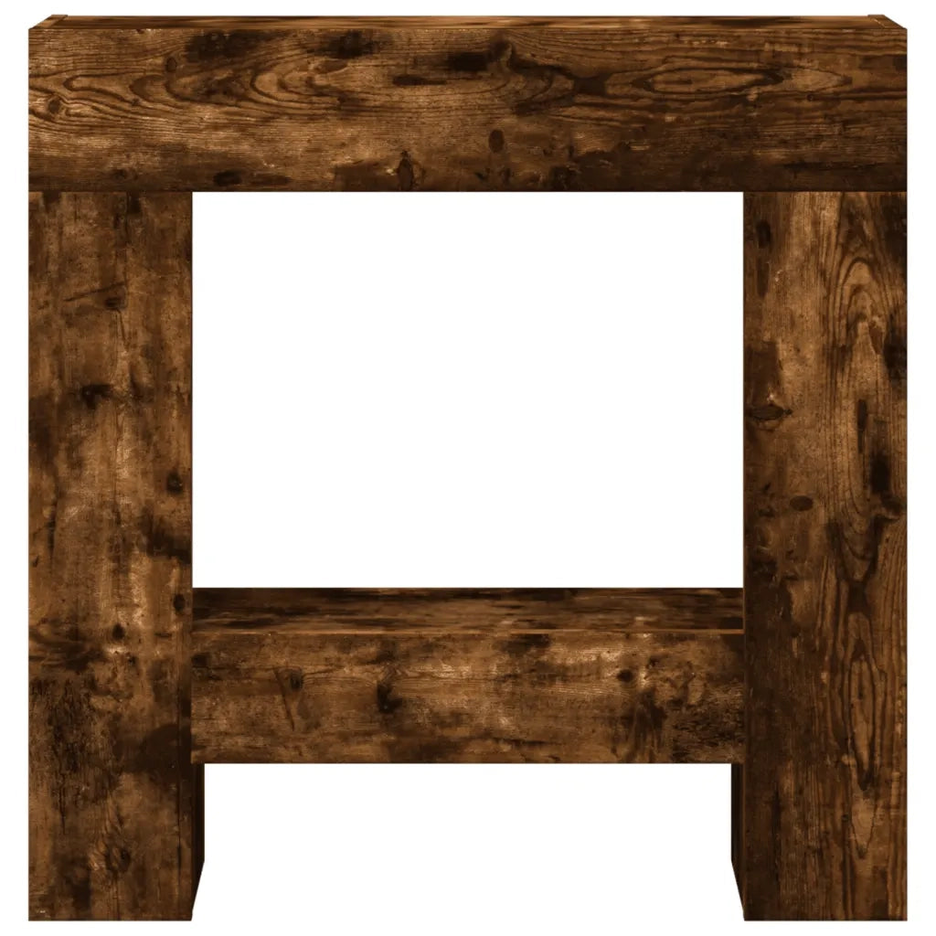 Cornice per Camino Rovere Fumo 81x18x82 cm in Truciolato 854602