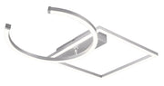 Plafoniera da Interno a LED SMD in Metallo Alluminio spazzolato