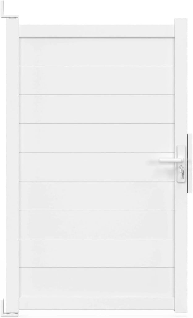 100x160 cm porta a battente in alluminio bianco