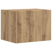 Mobile TV da Parete | Armadietto TV | Mobile Porta TV Rovere Artigianale 39 x 31 x 29,5 cm