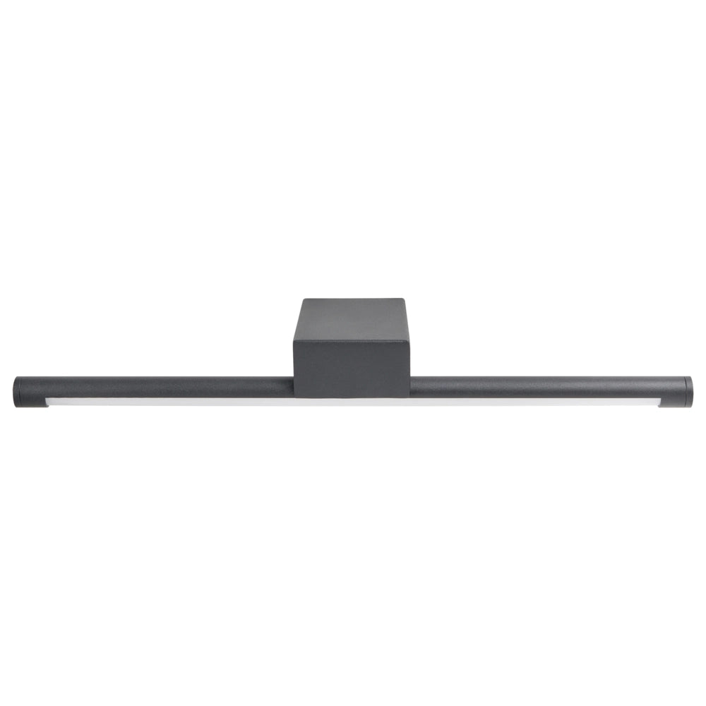 Lampada da parete a LED per specchio in metallo nero, bagno in acrilico, design moderno