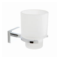 Porta bicchiere in vetro satinato - serie Sting