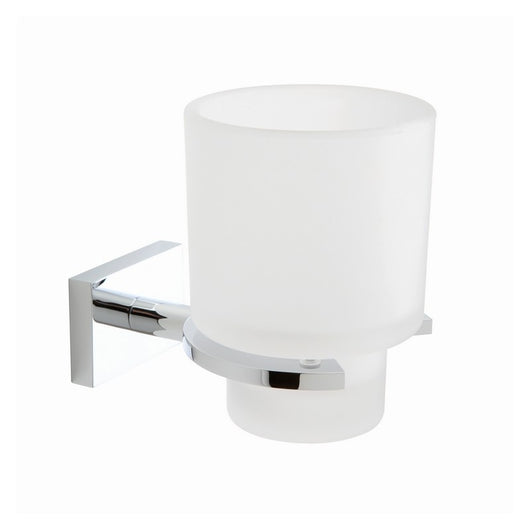 Porta bicchiere in vetro satinato - serie Sting