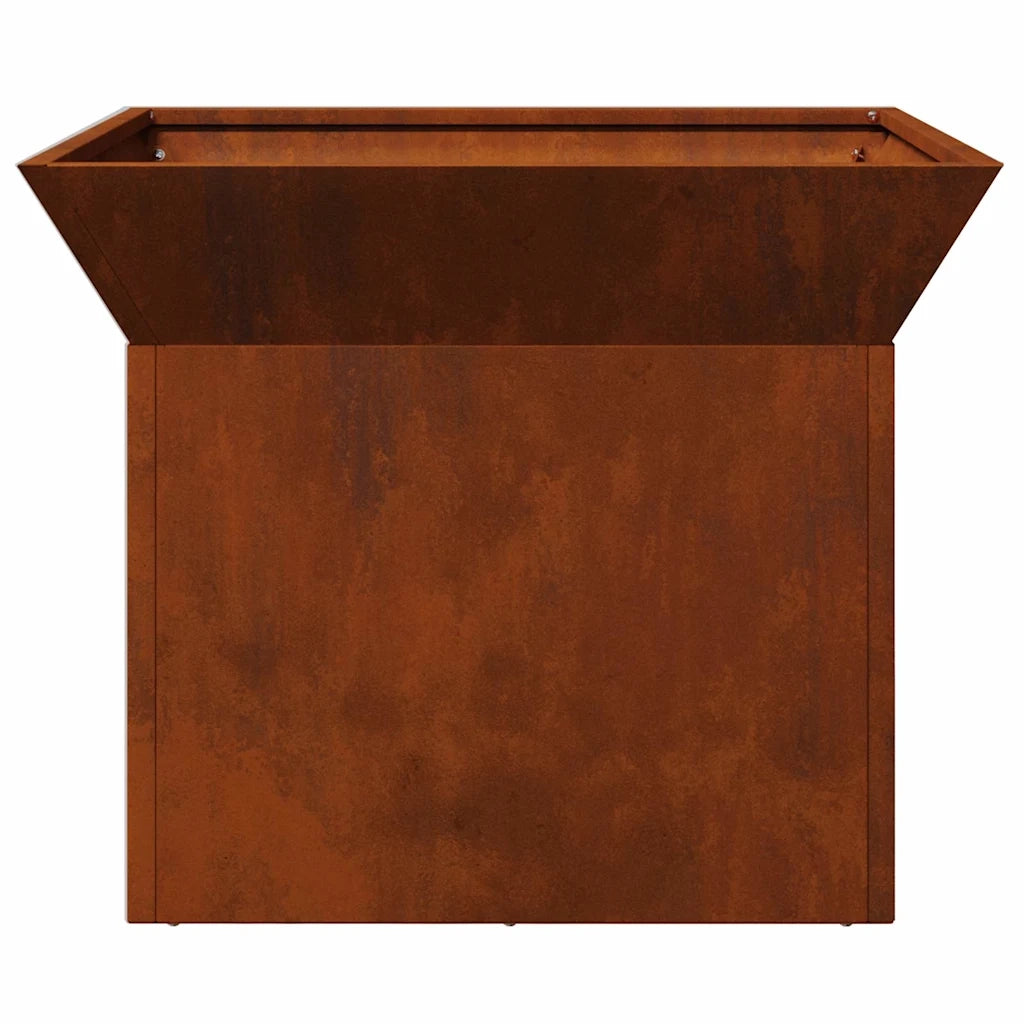 Focolare-Stufa-Camino Ruggine 50 x 50 x 40 cm acciaio corten 201746