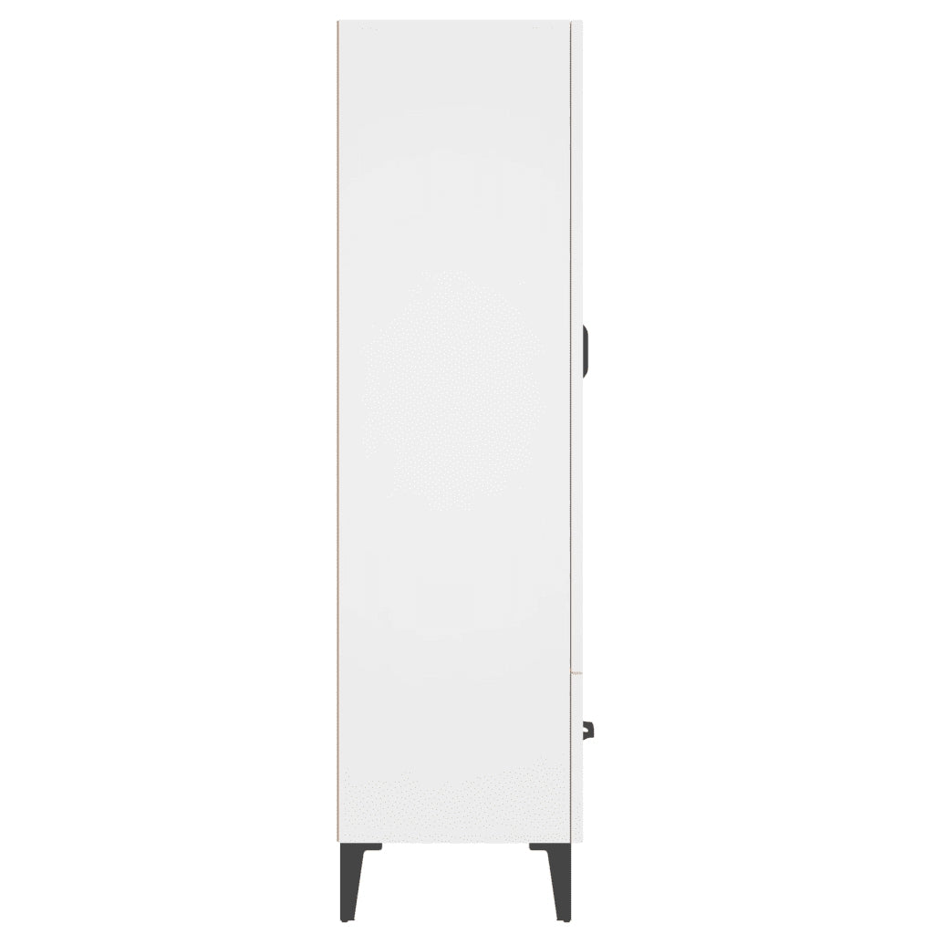 Credenza-Buffet-Armadio da cucina Bianca 70x31x115 cm in Legno Ingegnerizzato 633562