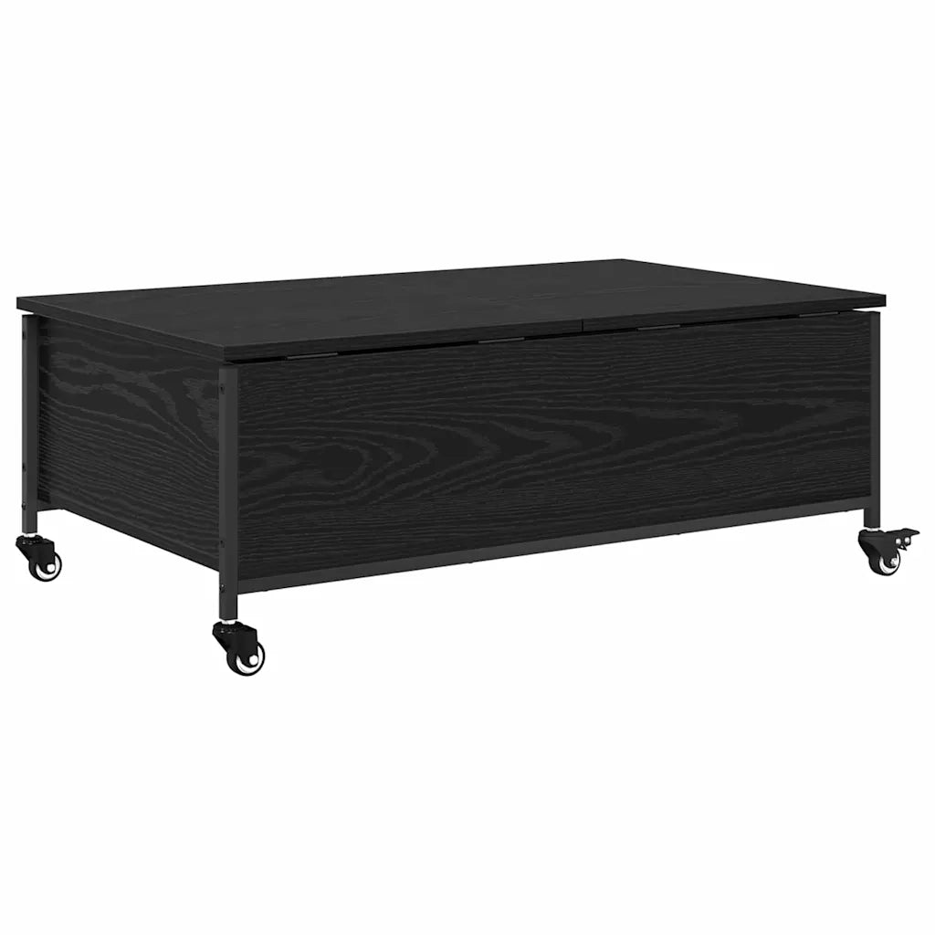 Tavolino da salotto | Tavolino da caff¨¨ | Tavolino da Soggiorno Rovere Nero 91 x 55 x 32 cm